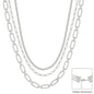 Multi Way Silver Beaded and Gold Chain 16"-18" Necklace