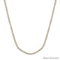 Clear Crystal Tennis Chain 16"-18" Necklace