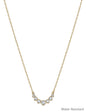 Gold Chain with Wing Shape Crystals 16"-18" Necklace