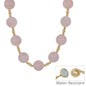 Water Resistant 20MM Large Pink Acrylic Beaded 18" Necklace