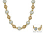 Water Resistant 14MM & 16MM Pearl with Magnetic Closure 18" Necklace