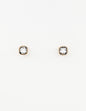 Clear .5" Studs with Gold Hardware