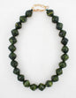 Green Acrylic Stone Chunky Beaded 16"-18" Necklace