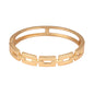 Gold Open Square Hinged Bracelet