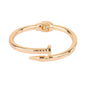 Gold Hinged Nail Bangle