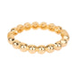 Gold Metal Bubble Hinged Bracelet