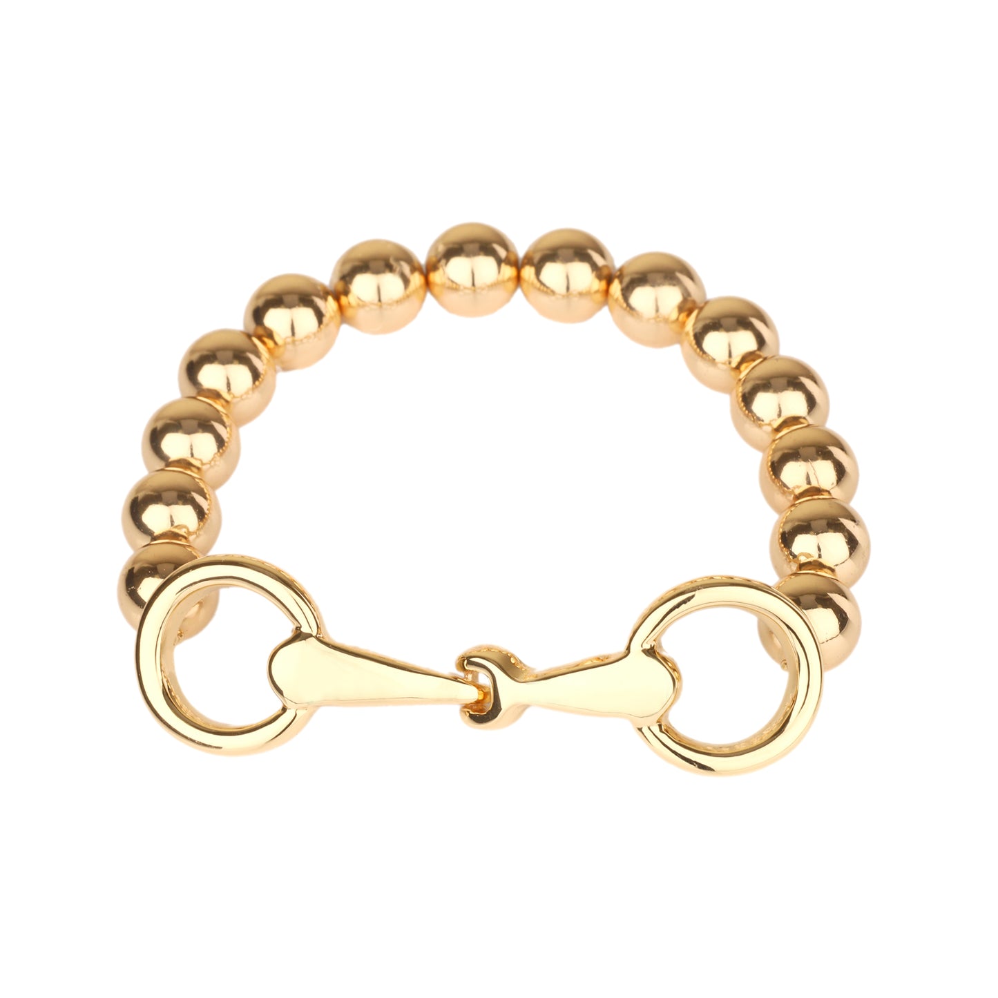 Horsebit Gold Stretch Bracelet