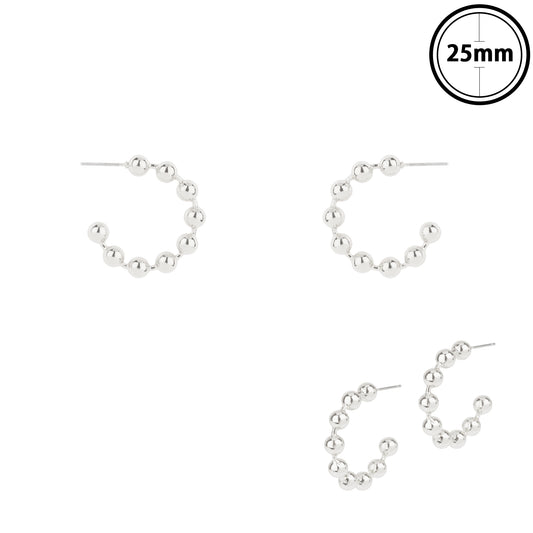 Silver Small Hoop Earring
