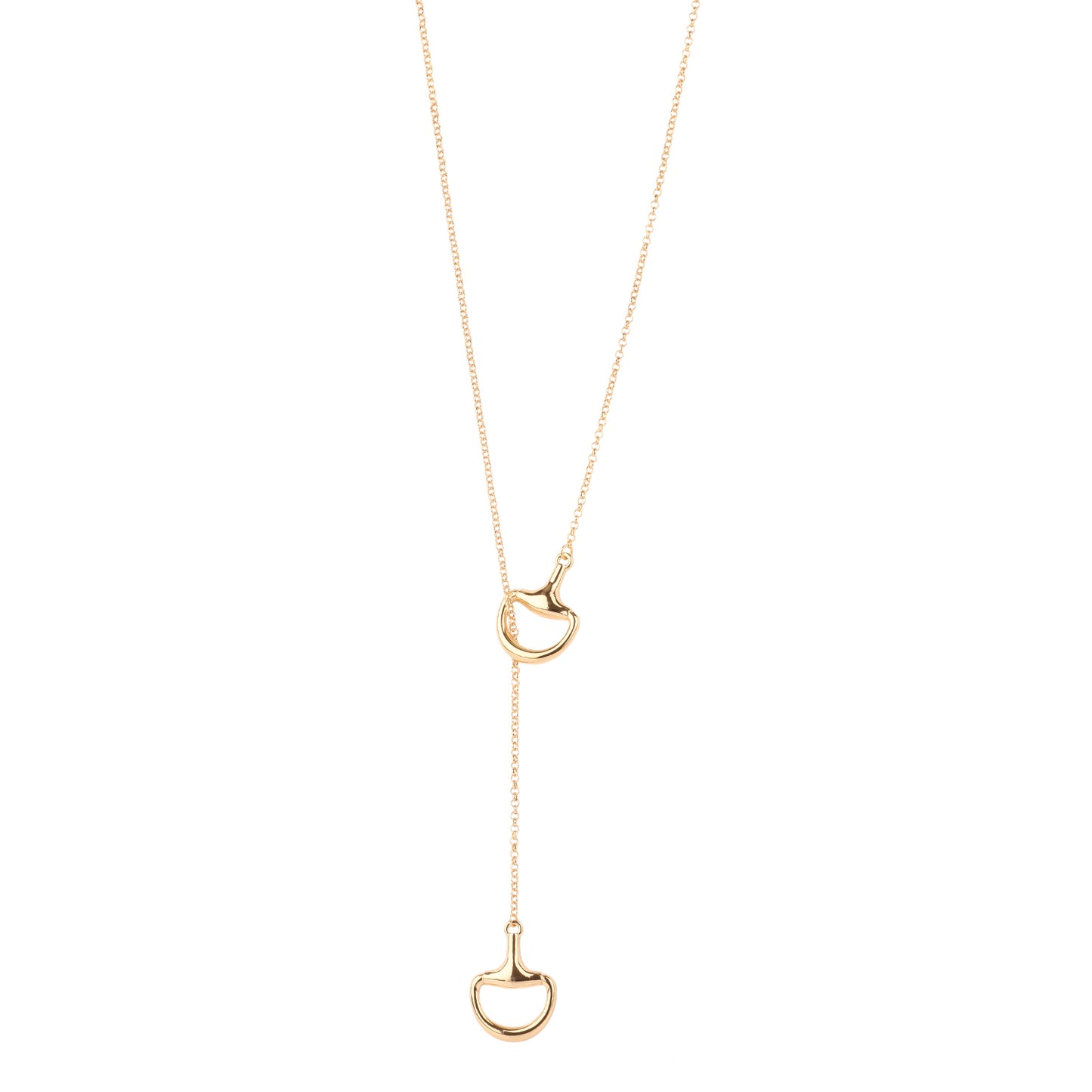 Horsebit Gold Necklace