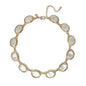 Gold Metal with Freshwater Coin Pearl 16"-18" Necklace
