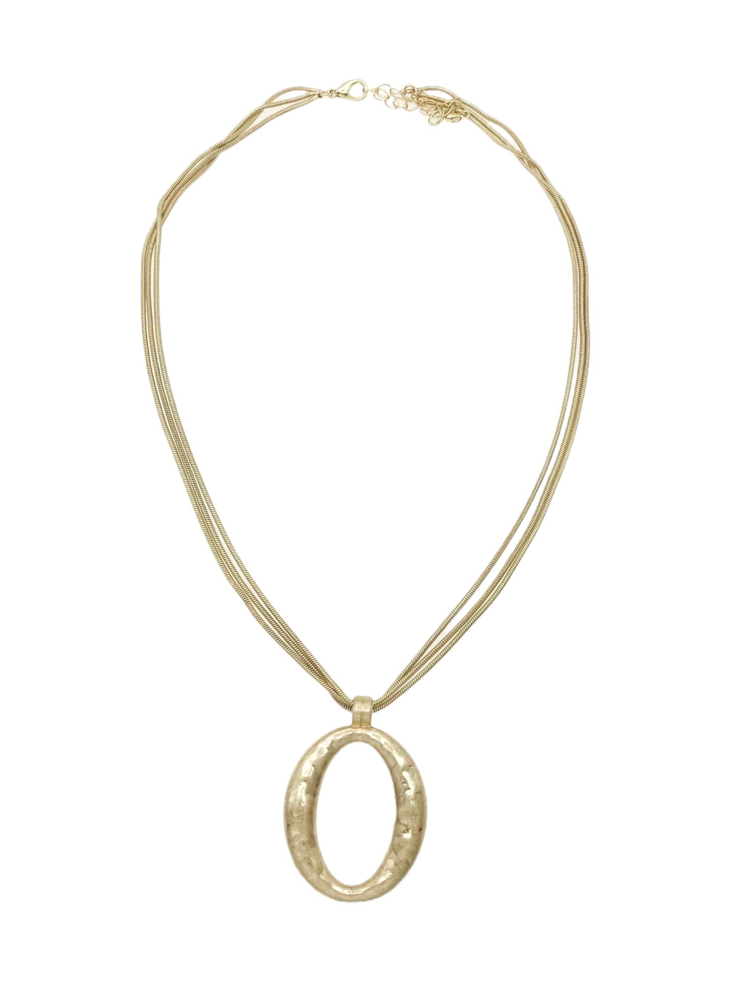 Worn Gold Chain Necklace