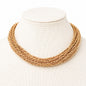 Textured Wrapped Chain Multi Layered 16"-18" Necklace