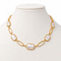 Pearl Geometric 16"-18" Necklace
