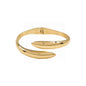 Gold Hinged Cuff Bangle