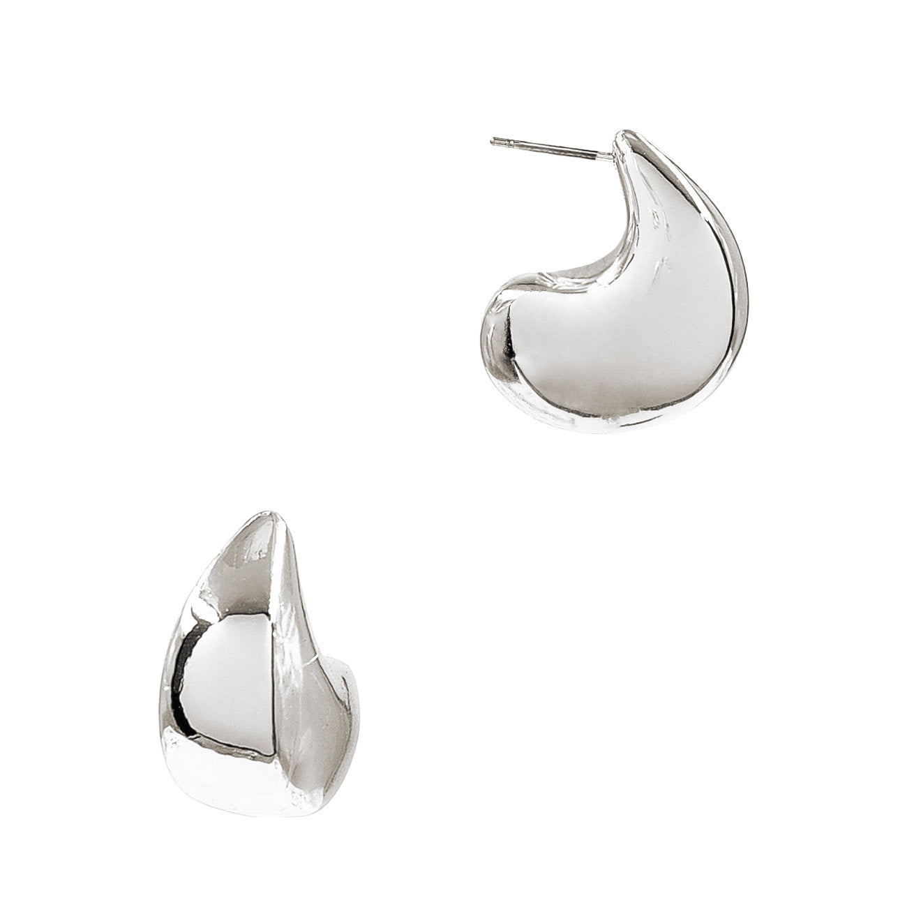 Silver Hoop Earrings