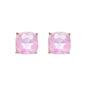 Pink Crystal with Gold Stud  Earring