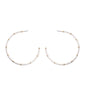 Pearl Beaded and Gold 2" Earring