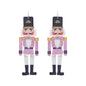 Pink Glitter 3" Nutcracker Earring