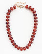Tortoise Brown Acrylic Chunky Beaded 16"-18" Necklace